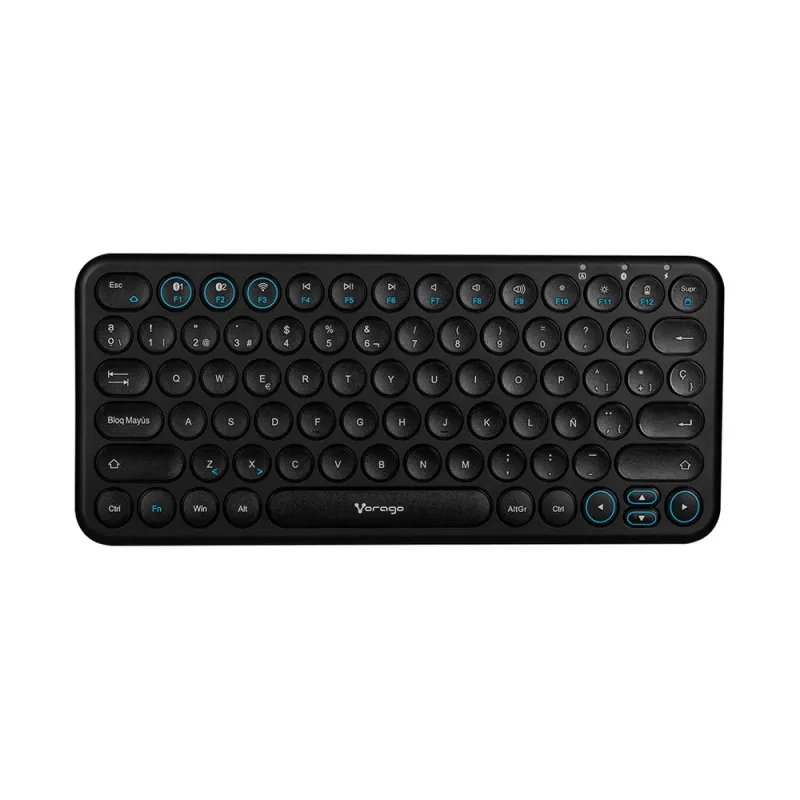 Teclado Vorago KBW-400 - Inalámbrico - USB/Bluetooth  - KBW-400