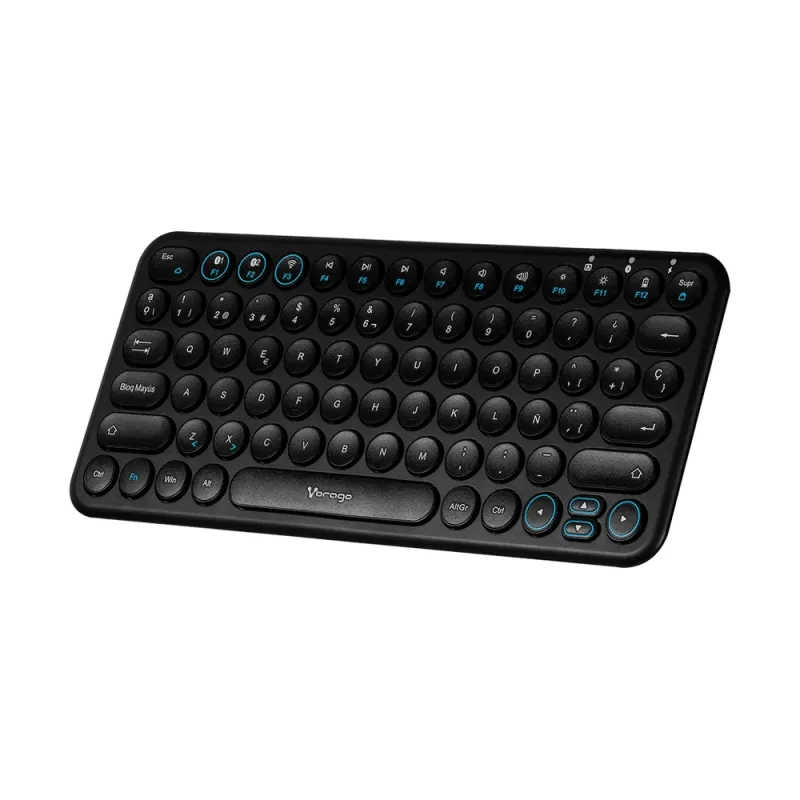 Teclado Vorago KBW-400 - Inalámbrico - USB/Bluetooth  - KBW-400