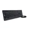 Kit de Teclado y Mouse Vorago KM-302 - Inalámbrico - USB - Negro - KM-302