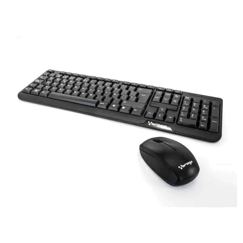 Kit de Teclado y Mouse Vorago KM-302 - Inalámbrico - USB - Negro - KM-302