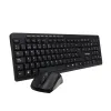 Kit de Teclado y Mouse Vorago KM-304 - Inalámbrico - USB - Multimedia - Negro - KM-304
