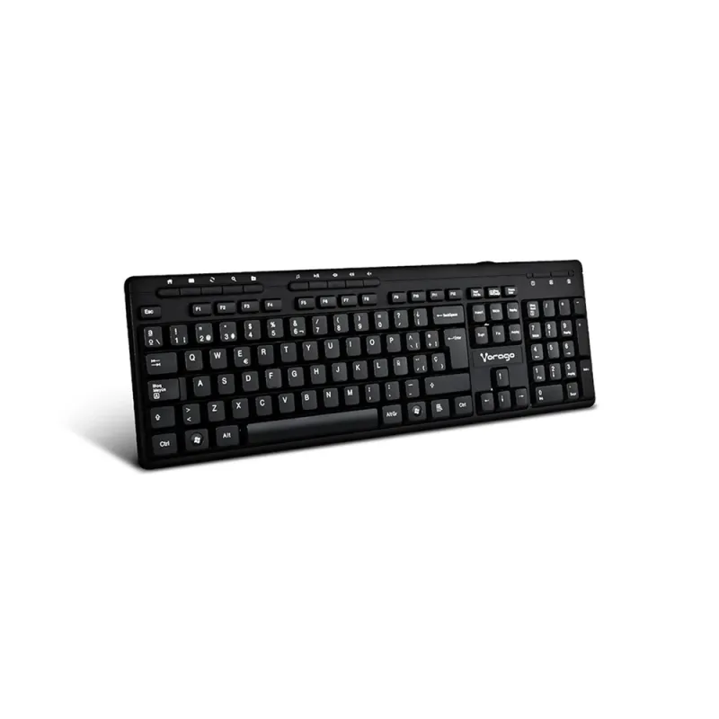 Kit De Teclado Mouse Y Bocinas Vorago Kms 104 Alámbrico Negro - Kms-104