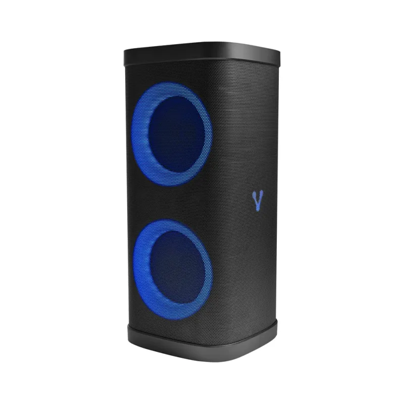 Bafle Vorago KSP-580 - 2x6.5" + 2x2.5" Tweeter - 40W RMS - 3600mAh - Circle LED - TWS - Micrófono - USB/TF/AUX/BT - KSP-580
