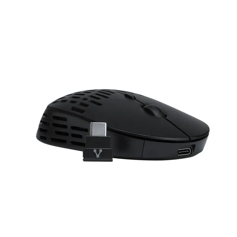 Mouse Vorago MO-208 - Inalámbrico - USB-C - Negro - MO-208