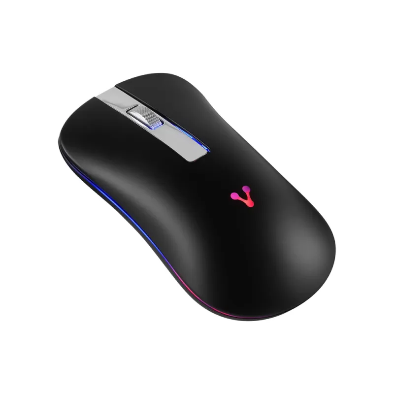 Mouse Vorago MO-305-SLIM - Inalámbrico - RGB - Negro - MO-305-SLIM-BK