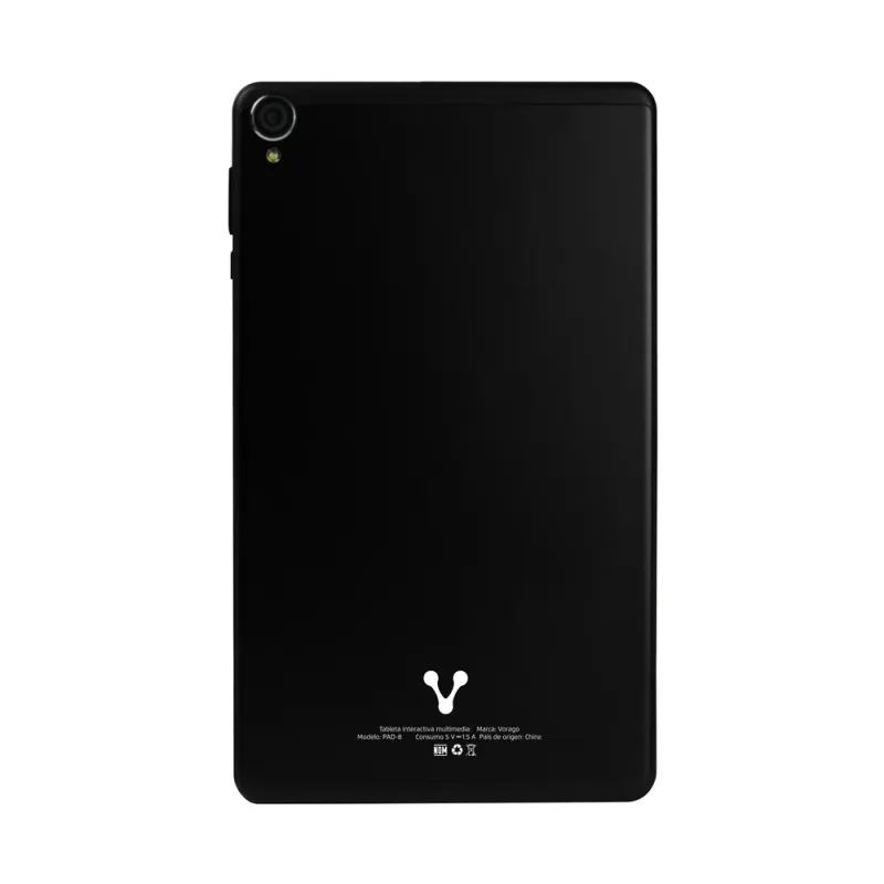 Tablet Vorago PAD-8 - 8" - Quad-Core - 4GB - 64GB - Cámara 2MP/5MP - Android - PAD-8-BK