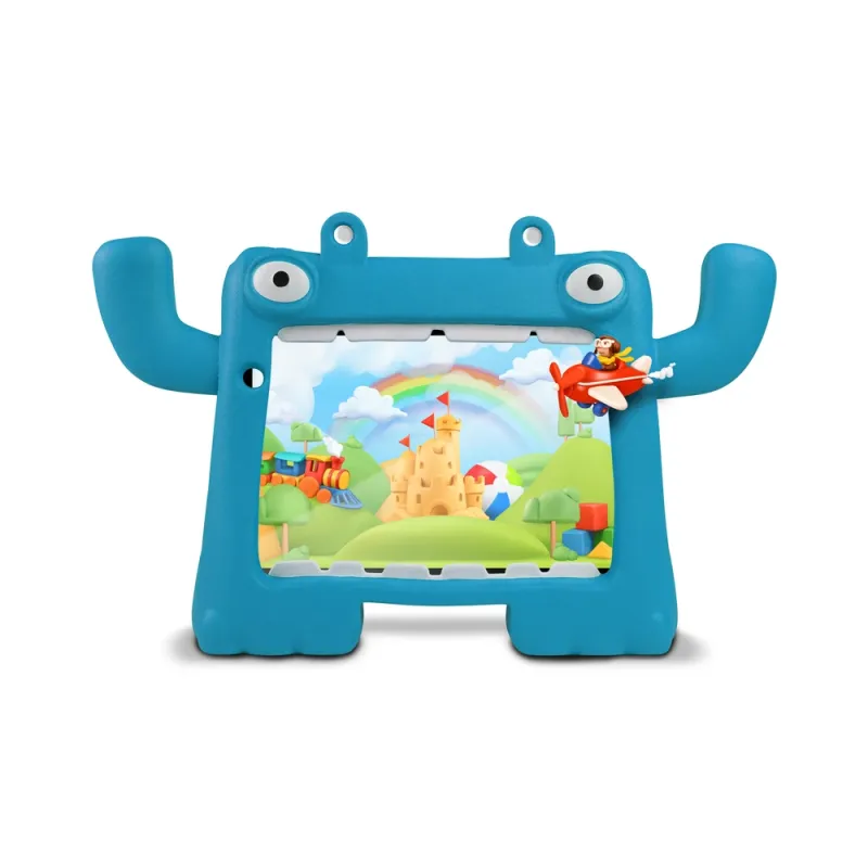 Tablet Vorago PAD-8-KIDS - 8" - Quad-Core - 4GB - 64GB - Cámara 2MP/5MP - Android - Funda Azul - PAD-8-KIDS-BL