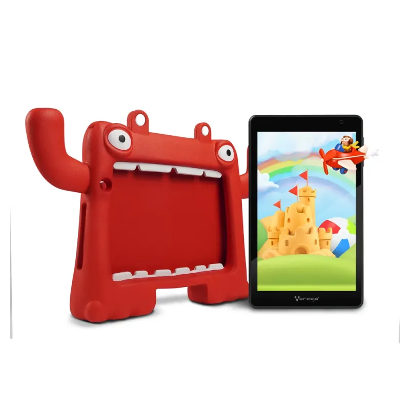 Tablet Vorago PAD-8-KIDS - 8" - Quad-Core - 4GB - 64GB - Cámara 2MP/5MP - Android - Rojo - PAD-8-KIDS-RD