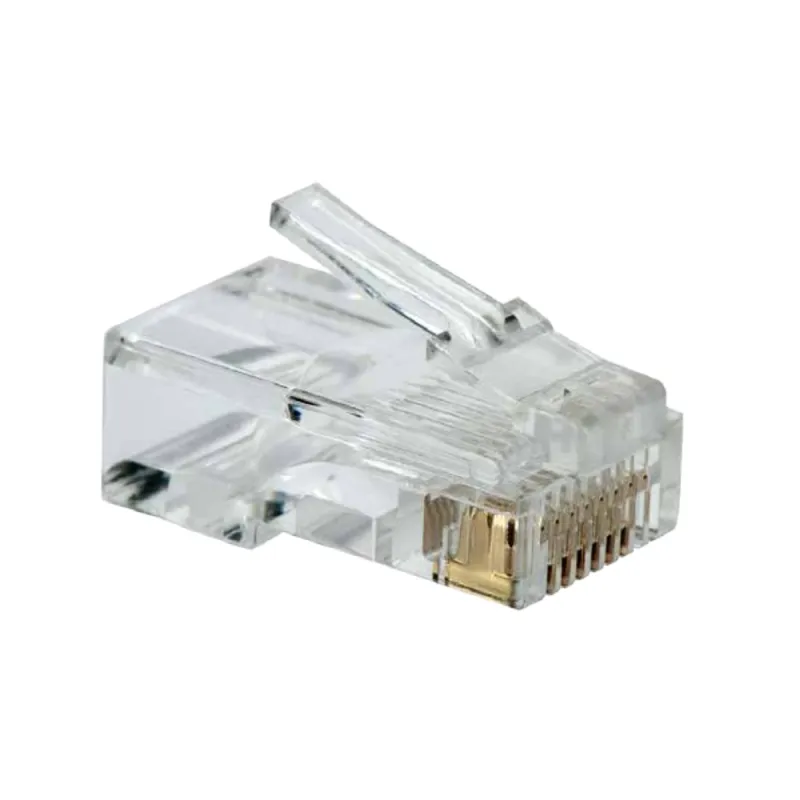 Plug Vorago Cat5 Rj 45 Transparente 100 Piezas - PLUG-100