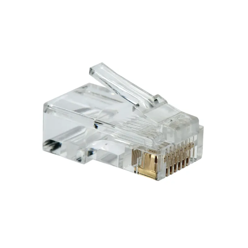 Plug Vorago Cat5 Rj 45 Transparente 100 Piezas - PLUG-100