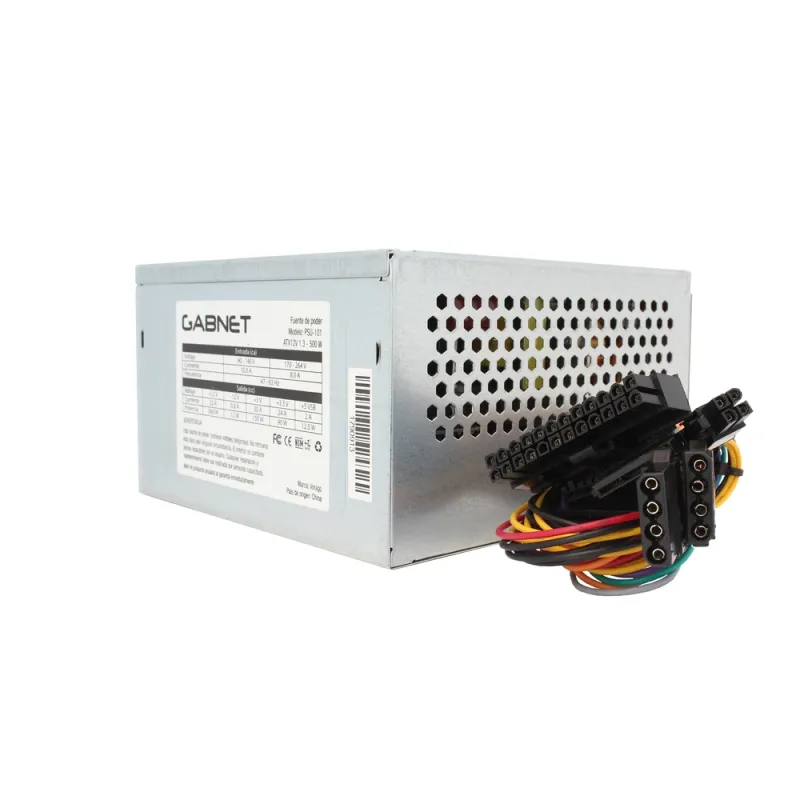 Fuente De Poder Vorago Psu 101 500W Atx 20+4 Pines Sata Cpu Molex Floppy - PSU-101