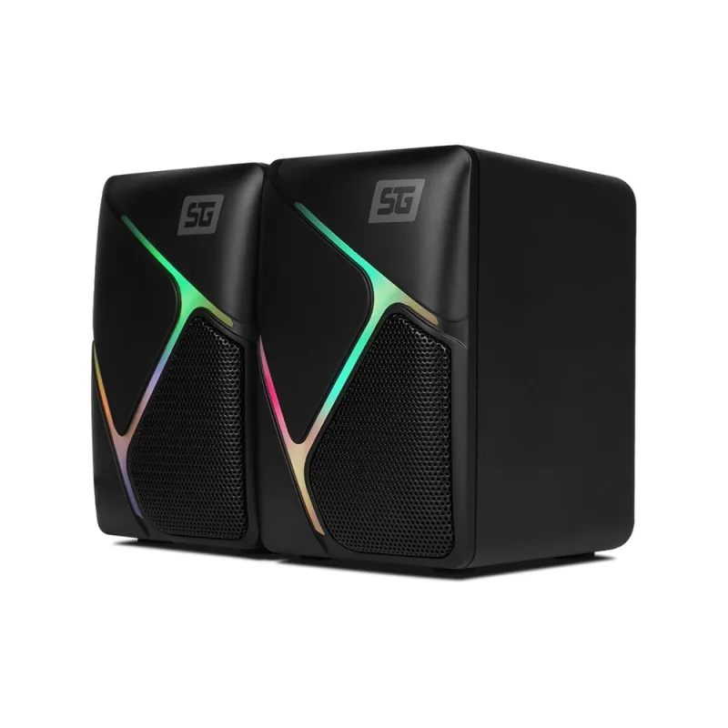 Bocinas Vorago SPK-108 - Alámbrico - RGB - 3W - SPK-108