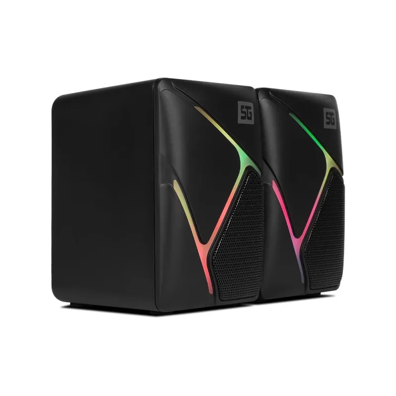 Bocinas Vorago SPK-108 - Alámbrico - RGB - 3W - SPK-108