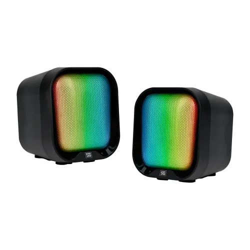 Bocinas Vorago Start The Game SPK-109 - 3.5 mm - USB - RGB - SPK-109