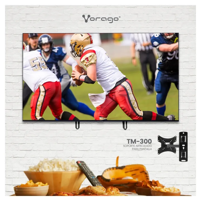 Soporte de Pared Vorago TM-300 - 13" a 42" - Soporta 25Kg - Para Pantallas - Articulado - TM-300