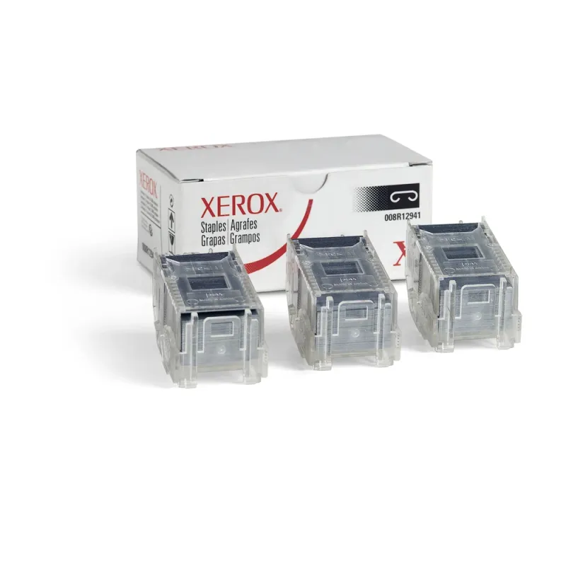 Grapas Xerox 008R12941 - 3 Cajas de 5000 - para Acabado Avanzado - 008R12941