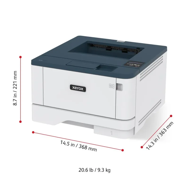 Impresora Xerox B310/DNI - 42ppm - Láser - USB - Ethernet - Wi-Fi - B310_DNI