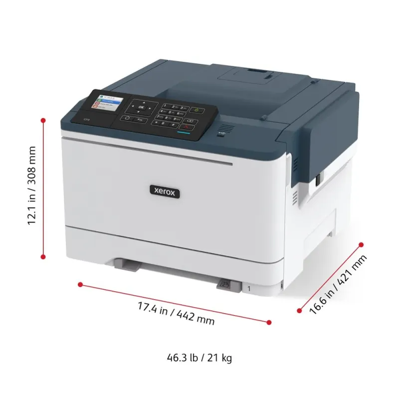 Impresora Xerox C310/DNI - 35ppm Negro/Color - Láser - Ethernet - Wi-Fi - USB 2.0 - C310_DNI