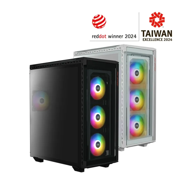 Gabinete Gamer ADATA XPG BATTLECRUISER II - Media Torre - EATX/ATX/Micro ATX/Mini ITX - 4 Ventiladores - Panel Lateral - BATTLECRUISERIIST-BKCWW