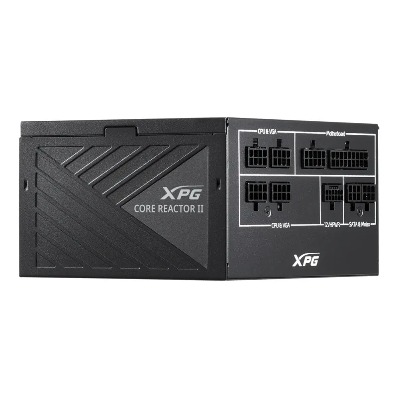 Fuente de Poder ADATA XPG CORE REACTOR II - 650W - ATX - 24-pin - 80 PLUS Gold - COREREACTORII650G-BKCUS