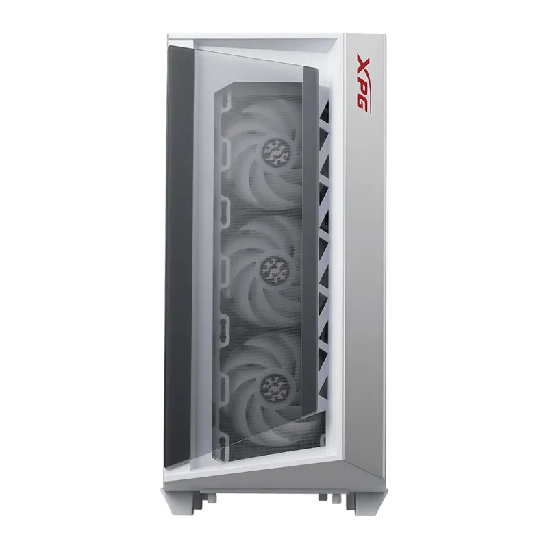 Gabinete Gamer ADATA XPG CRUISERST - Media Torre - ATX/Micro ATX/Mini ITX - 3x Ventiladores - Panel Lateral - Blanco - CRUISERST-WHCWW