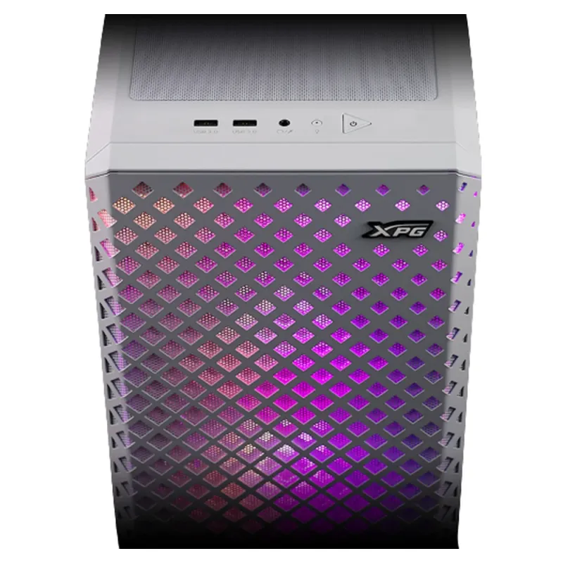 Gabinete Gamer ADATA XPG DEFENDER PRO - Media Torre - E-ATX/ATX/Micro ATX/Mini-ITX - 3x Ventiladores - Panel Lateral - Blanco - DEFENDER PRO-WHCWW