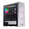 Gabinete Gamer ADATA XPG DEFENDER - Media Torre - ATX/E-ATX/CEB/EEB/Micro-ATX/Mini-ITX - 3 Ventiladores - Panel Lateral - DEFENDER-WHCWW