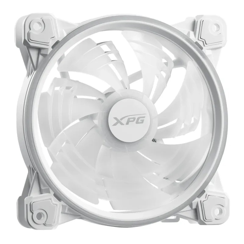 Ventilador ADATA XPG HURRICANE - 120mm - 2000 RPM - 4 Pines - LED - Blanco - HURRICANE120ARGBPWM-WHCWW