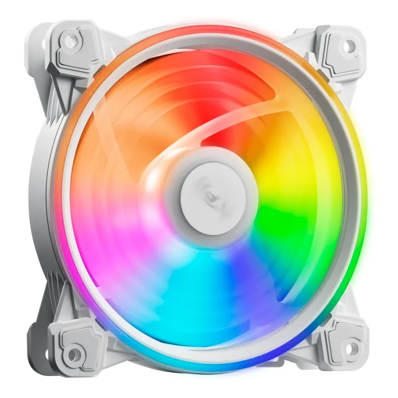 Ventilador ADATA XPG HURRICANE - 120mm - 2000 RPM - 4 Pines - LED - Blanco - HURRICANE120ARGBPWM-WHCWW