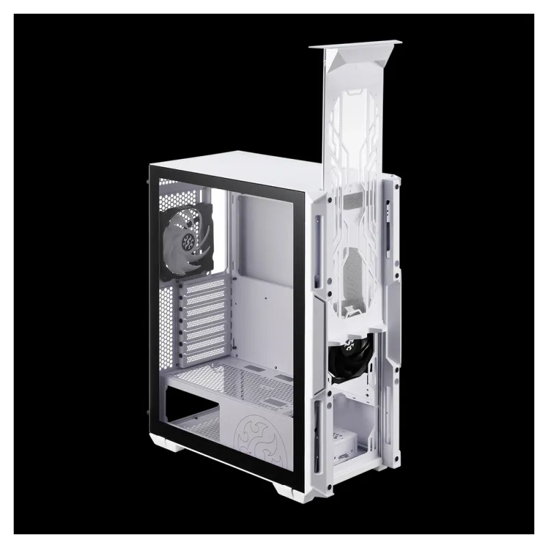 Gabinete Gamer ADATA XPG STARKER - ATX/Micro ATX/Mini ITX - 2 Ventiladores - Panel Lateral - Blanco - STARKER-WHCWW