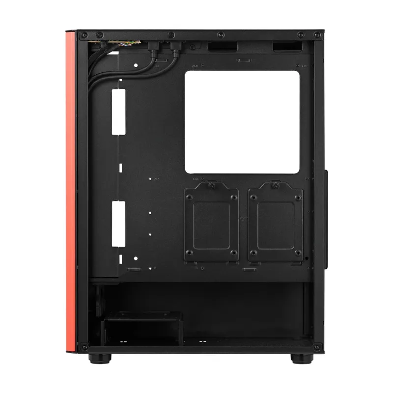 Gabinete ADATA XPG Valor Air Mera - ATX, Micro ATX, Mini-ITX - Sin Fuente - Negro Coral  - VALORAIRMT-BK/OGCWW