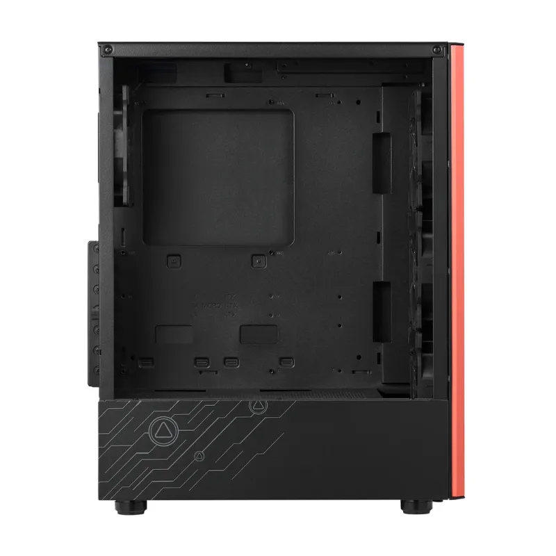 Gabinete ADATA XPG Valor Air Mera - ATX, Micro ATX, Mini-ITX - Sin Fuente - Negro Coral  - VALORAIRMT-BK/OGCWW