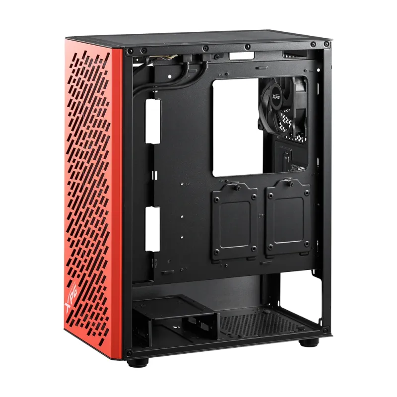 Gabinete ADATA XPG Valor Air Mera - ATX, Micro ATX, Mini-ITX - Sin Fuente - Negro Coral  - VALORAIRMT-BK/OGCWW
