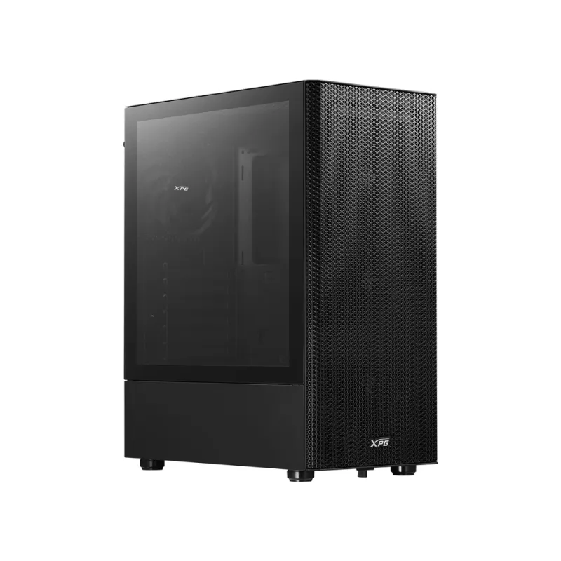 Gabinete Gamer ADATA XPG VALOR MESH - Media Torre - ATX/Micro ATX/Mini ITX - 4 Ventiladores - Panel Lateral - Negro - VALORMESHMT-BKCWW
