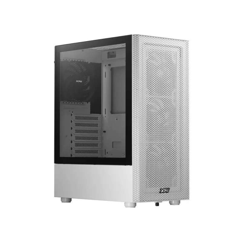 Gabinete Gamer ADATA XPG VALOR MESH - Media Torre - ATX/Micro ATX/Mini ITX - 4 Ventiladores - Panel Lateral - Blanco - VALORMESHMT-WHCWW