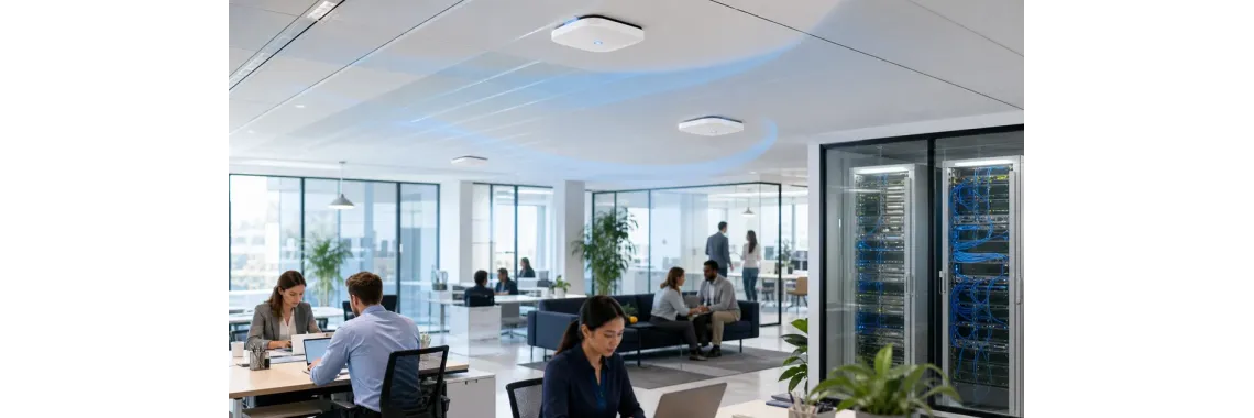 Access Point empresarial vs router común: diferencias clave para oficinas