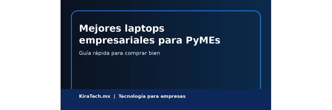 Mejores laptops empresariales para PyMEs en México: guía rápida para comprar bien