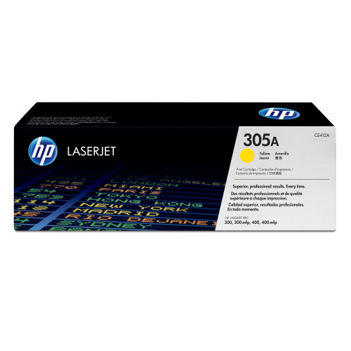 Toner Hp 305A Ce412A Ob(Open Box) Amarillo Laserjet Pro M451/M475 (2 600 Paginas) - CE412AOB