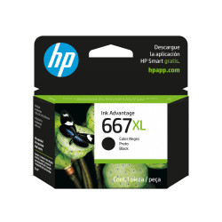 Cartucho de Tinta HP 667XL Negro Alto Rendimiento Advantage Original - HP-3YM81AL