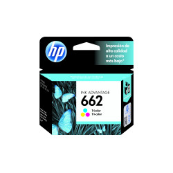 Cartucho de Tinta HP Tricolor 662 para Impresoras Advantage - Modelo HP-CZ104AL