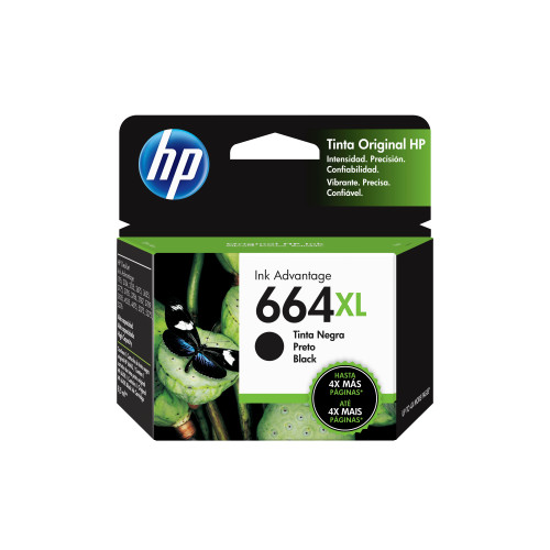 Tinta HP 664XL Negro para Impresoras HP 2135 y 2134 - Modelo HP-F6V31AL
