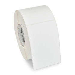 Etiquetas Zebra 4x4 Pulgadas Papel Recubierto Adhesivo Permanente Modelo 10021230