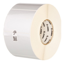 Etiqueta de Poliéster Zebra 4x2 Pulgadas TZ Ultimate 4000T Silver High Tack - Modelo 10023357