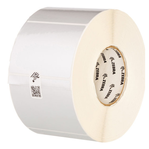 Etiqueta de Poliéster Zebra 4x2 Pulgadas TZ Ultimate 4000T Silver High Tack - Modelo 10023357