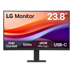 Monitor Curvo LG 24U421A-B LED 23.8", 1920x1080 Full HD, 100Hz, HDMI, Negro