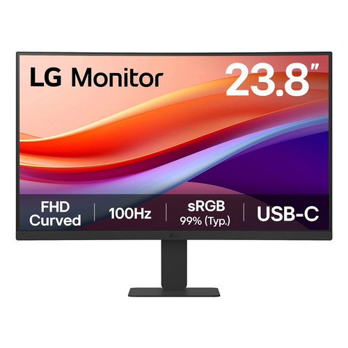 Monitor Curvo LG 24U421A-B LED 23.8", 1920x1080 Full HD, 100Hz, HDMI, Negro