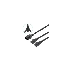 Cable Divisor de Alimentación Manhattan 1xC14 a 2xC13 Modelo 157469