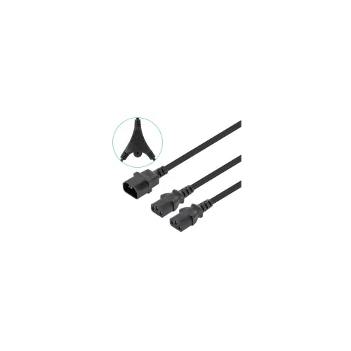 Cable Divisor de Alimentación Manhattan 1xC14 a 2xC13 Modelo 157469