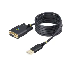 Cable Adaptador USB a Serial DB9 Startech 2 Metros Modelo 1P6FFCN-USB-SERIAL