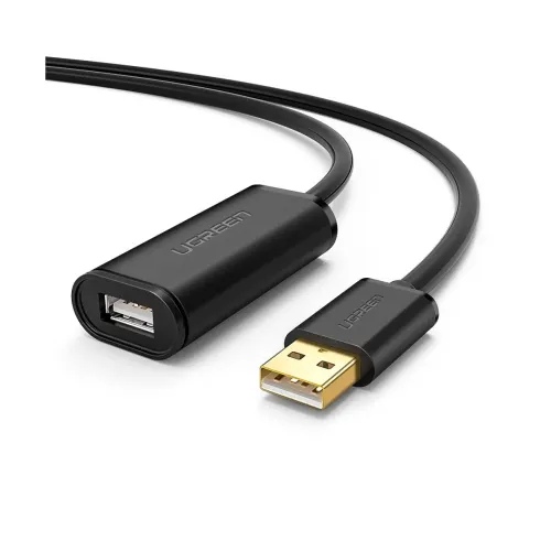 Cable Extension Usb Ugreen Usb-A Macho A Usb-A Hembra, 5 Metros, Negro